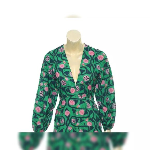 Rhode Resort Camilla Floral Print Dress XS 2 Women's Floral Printed NWT 40460 - Picture 3 of 9